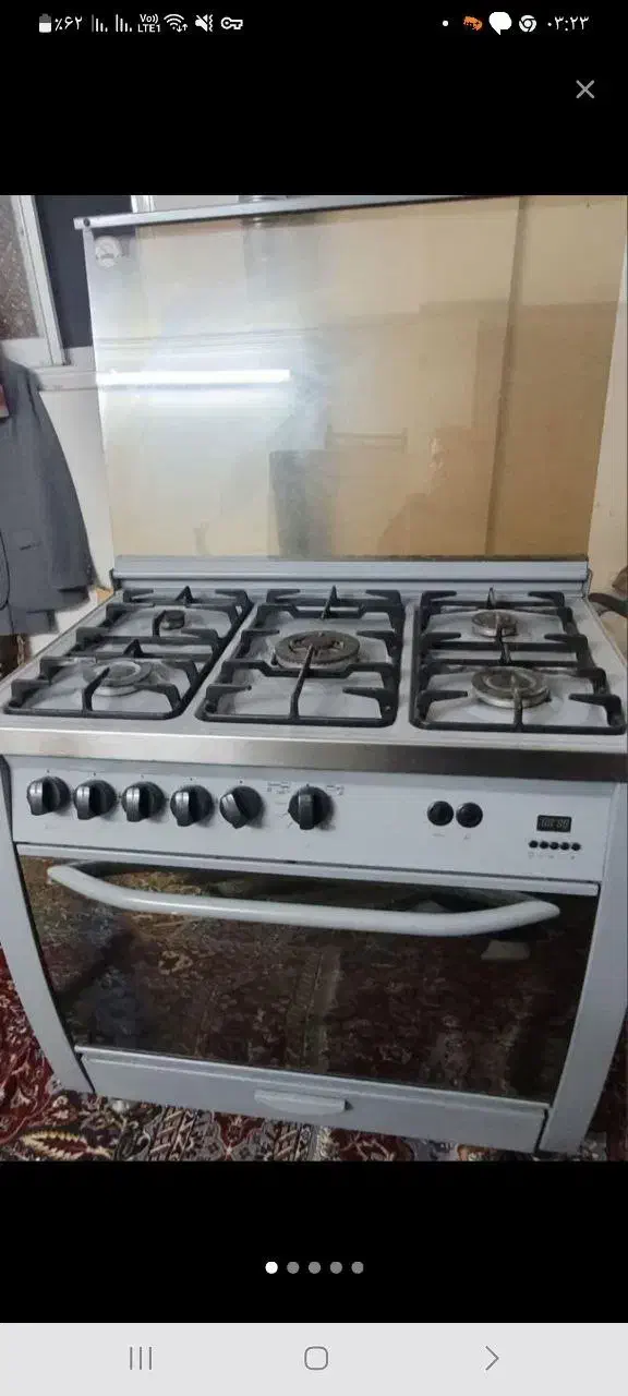 فروش اجاق گاز ۵ شعله فردار  ،تکنو|اجاق گاز و لوازم برقی پخت‌وپز|رشت, شهرک شهید رجایی|دیوار