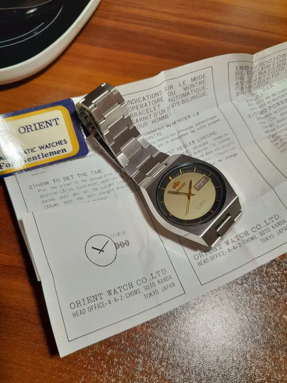 اورینت عتیقه ۶۰ سال ۲۱ جواهر اتوماتیک آکبند واقعی|ساعت|تهران, فرمانیه|دیوار