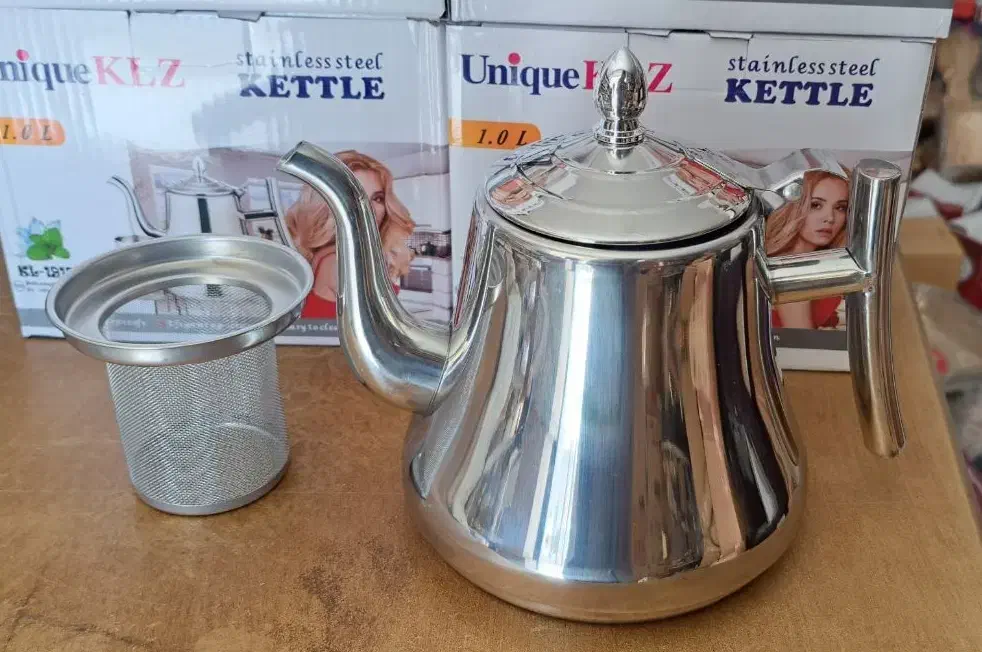 قوری استیل یونیک کلاسیک|قوری، کتری، قهوهساز دستی|خرمآباد, |دیوار