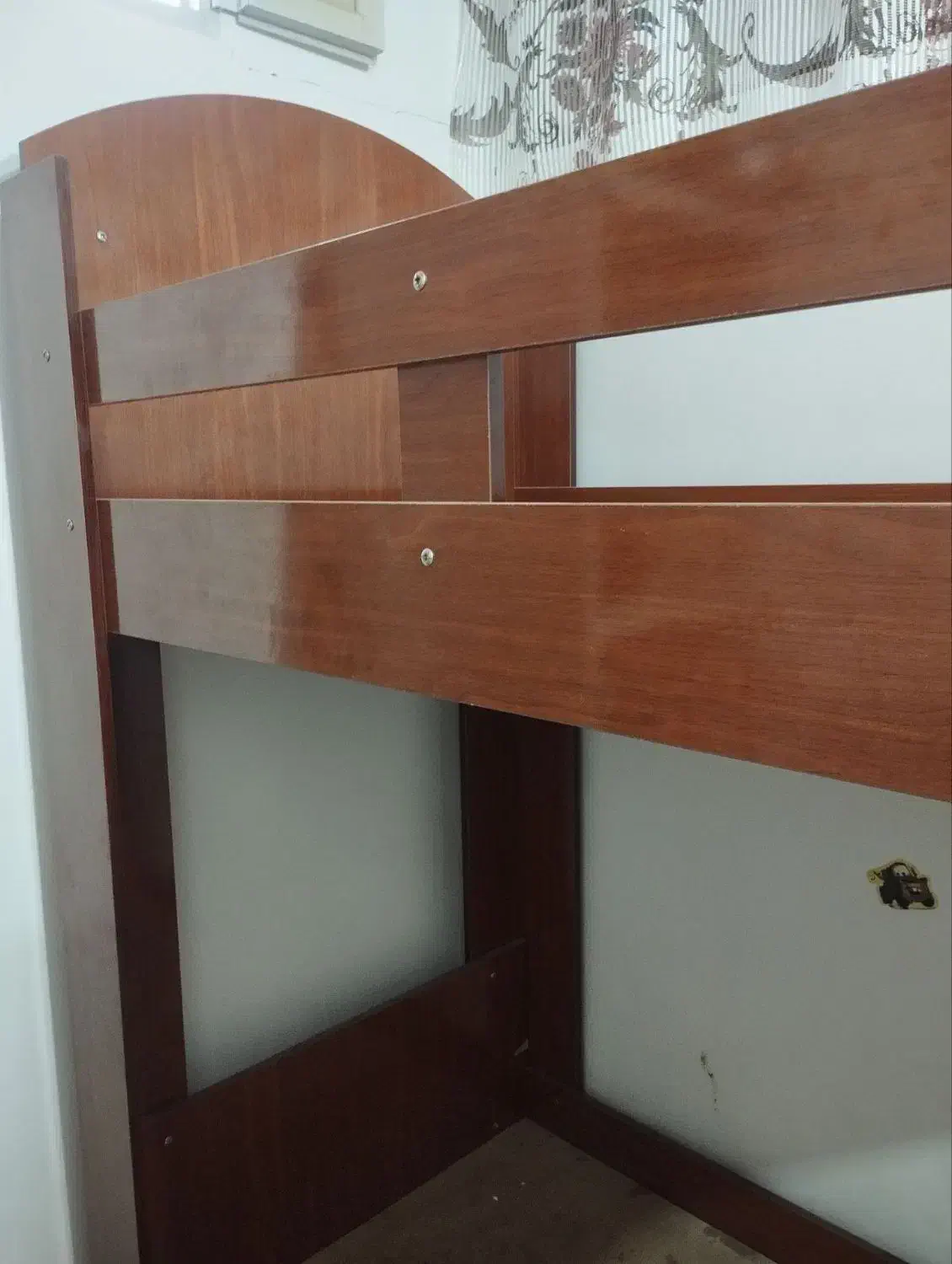 تخت دو طبقه چوبی|تخت و سرویس خواب|مشهد, تلگرد|دیوار