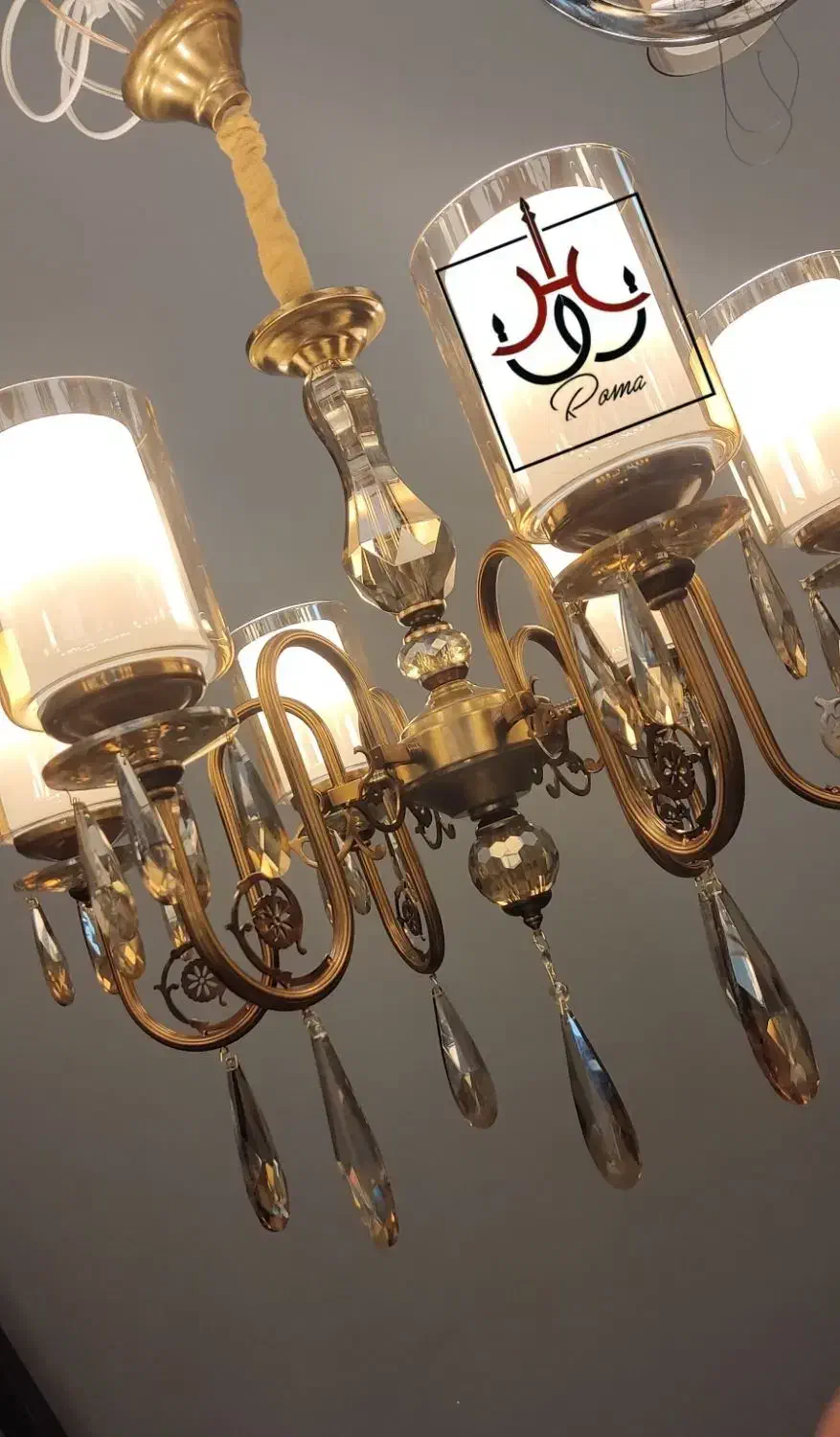 لوستر آویز نئوکلاسیک ( مدلهای ویژه رومالوستر)|لوستر و چراغ آویز|فردیس, سرحدی|دیوار