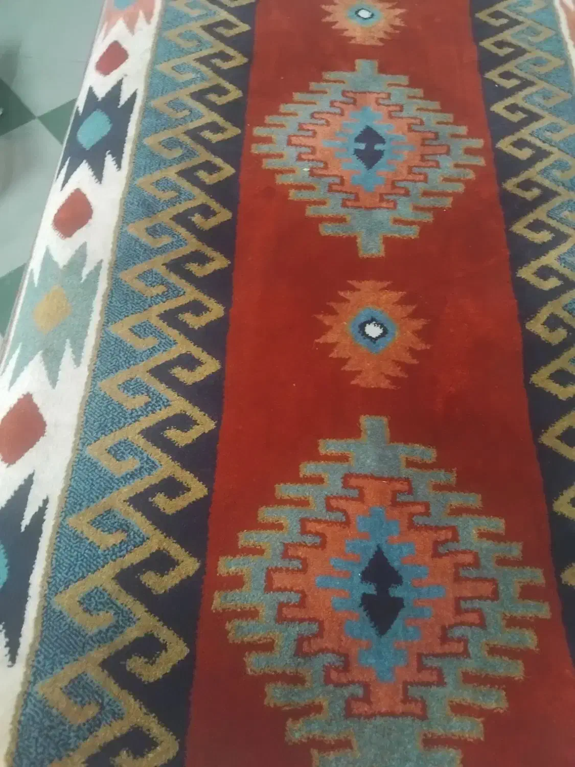 کناره فرش|گلیم، جاجیم، گبه|اسلام‌شهر, شهرک سعیدیه|دیوار