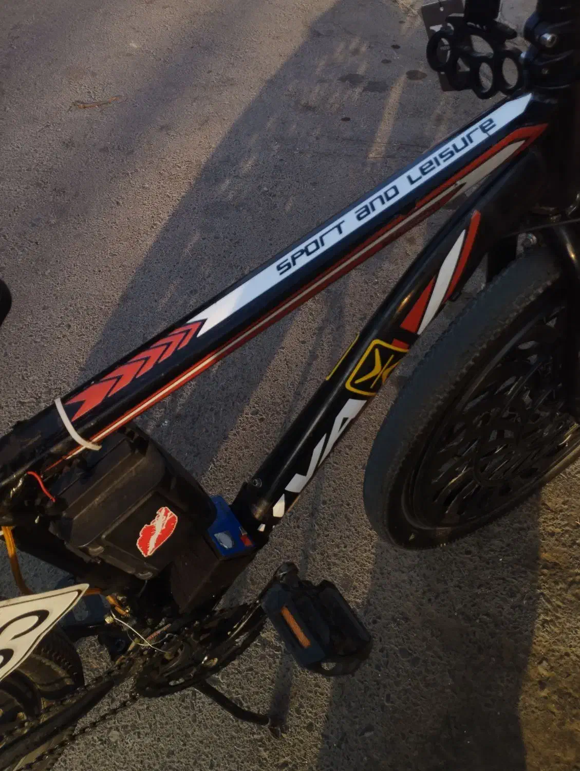 دوچرخه اسپرت با تمام لوازم سایز 26 ارتفا خورده|دوچرخه، اسکیت، اسکوتر|ملایر, |دیوار