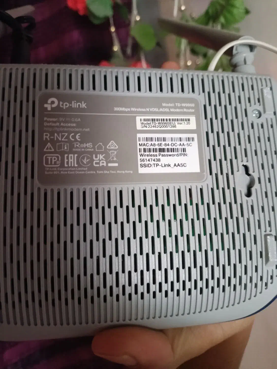 مودم وایفای تی پی لینک تی دی دابلیو 9960|مودم و تجهیزات شبکه|مشگین شهر, |دیوار