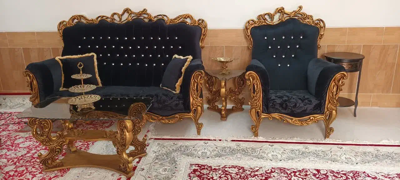 مبل ۷ نفره|مبلمان خانگی و میز عسلی|گلپایگان, |دیوار