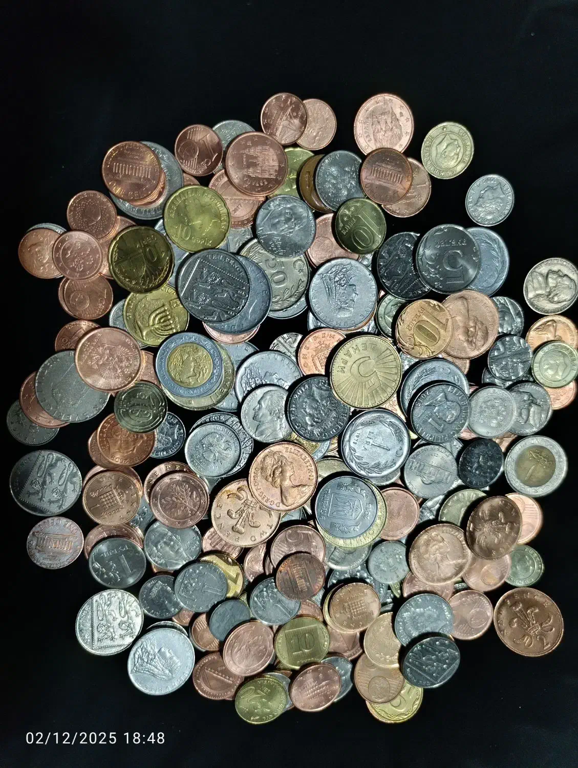 200 عدد سکه کلکسیونی خارجی|کلکسیون سکه، تمبر، اسکناس|کرمان, |دیوار