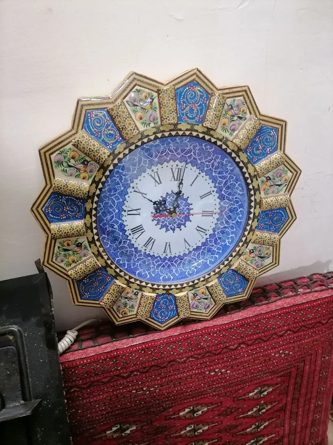 ساعت دیواری مینیاتوری و خاتم کاری|ساعت دیواری و تزئینی|بجنورد, |دیوار