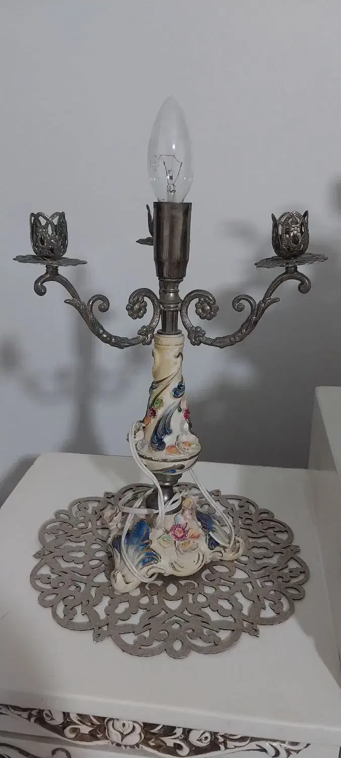 اینه وشمعدان قدیمی ایتالیایی|لوستر و چراغ آویز|تهران, کاج|دیوار