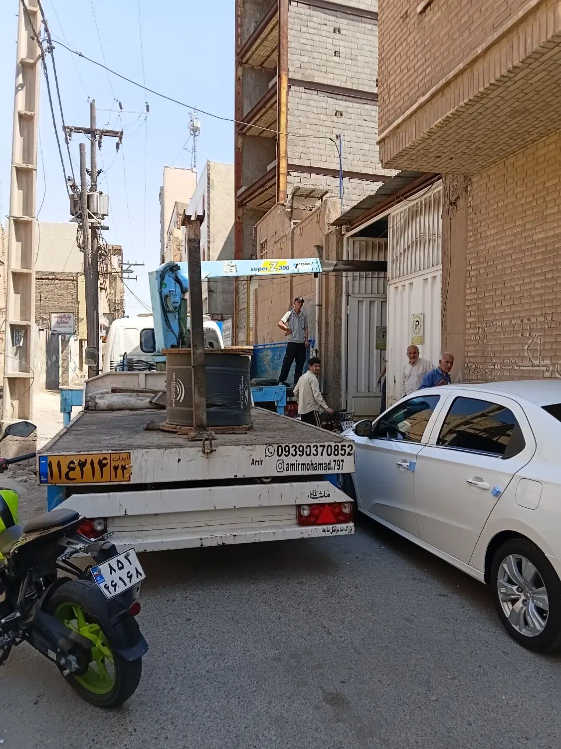 اجاره جرثقیل ۳تن بصورت شبانه روزی|خدمات حمل و نقل|اهواز, آریاشهر|دیوار