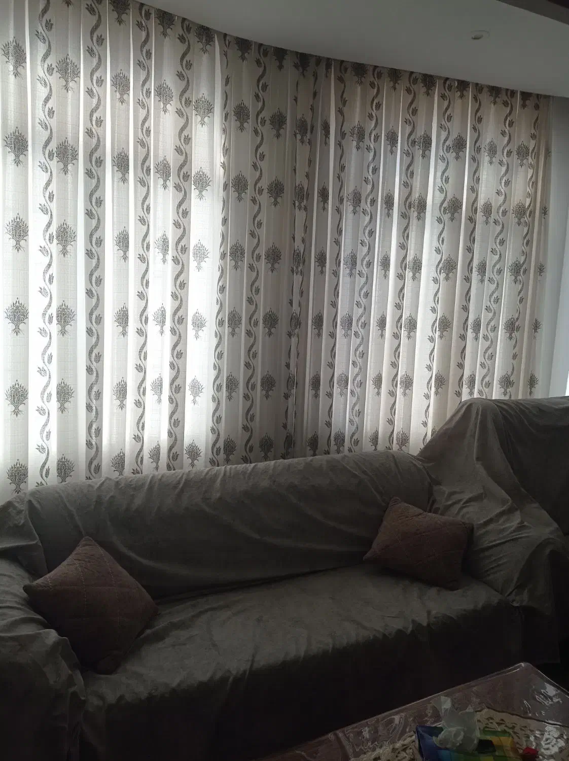 پرده حریر|پرده، رانر، رومیزی|کاشان, الغدیر|دیوار