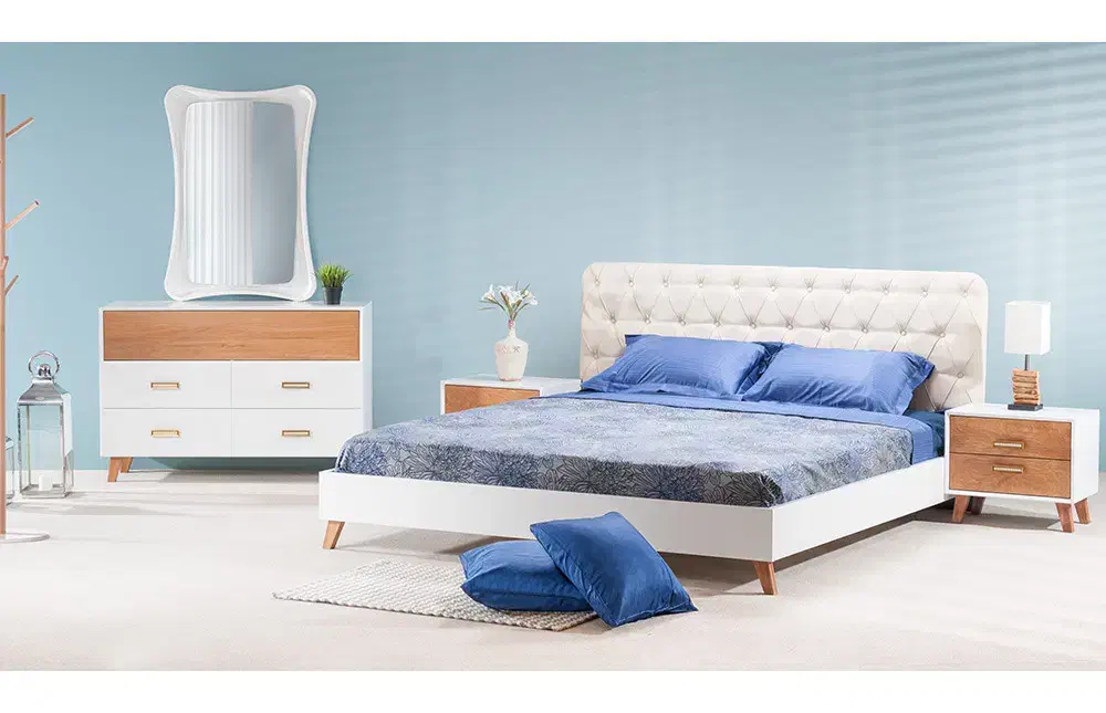 شیک ترین سرویس خواب (چوب رنگ)|تخت و سرویس خواب|مشهد, صیاد شیرازی|دیوار