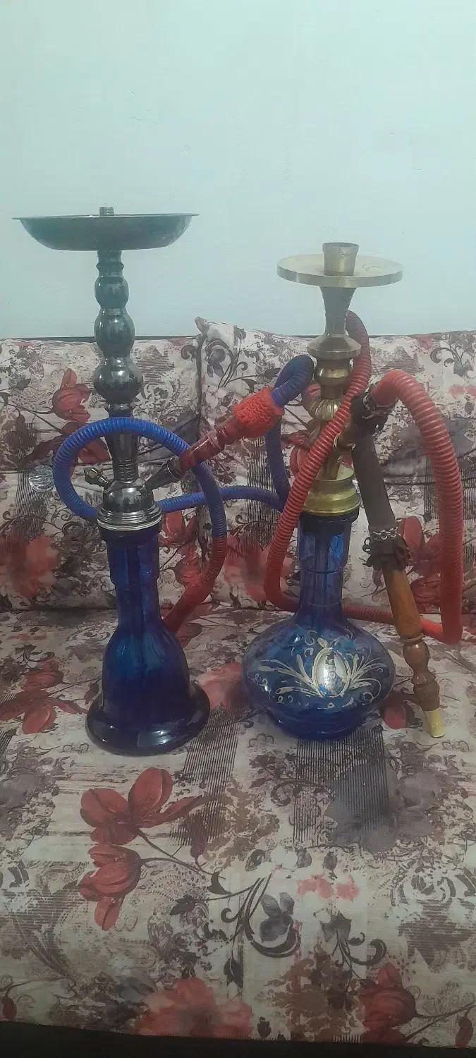 ۲ عدد قلیان|کلکسیون و سرگرمی|سنگر, |دیوار