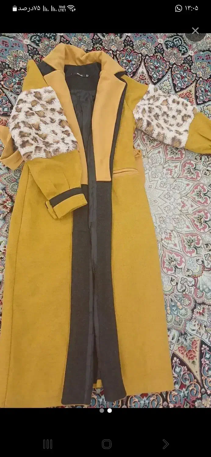 پالتو خردلی شیک|لباس|شهریار, شهرک وائین|دیوار