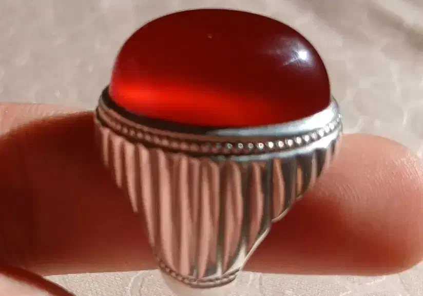 انگشتر فدیوم مهدی جدی عقیق سرخ|جواهرات|تهران, بازار|دیوار