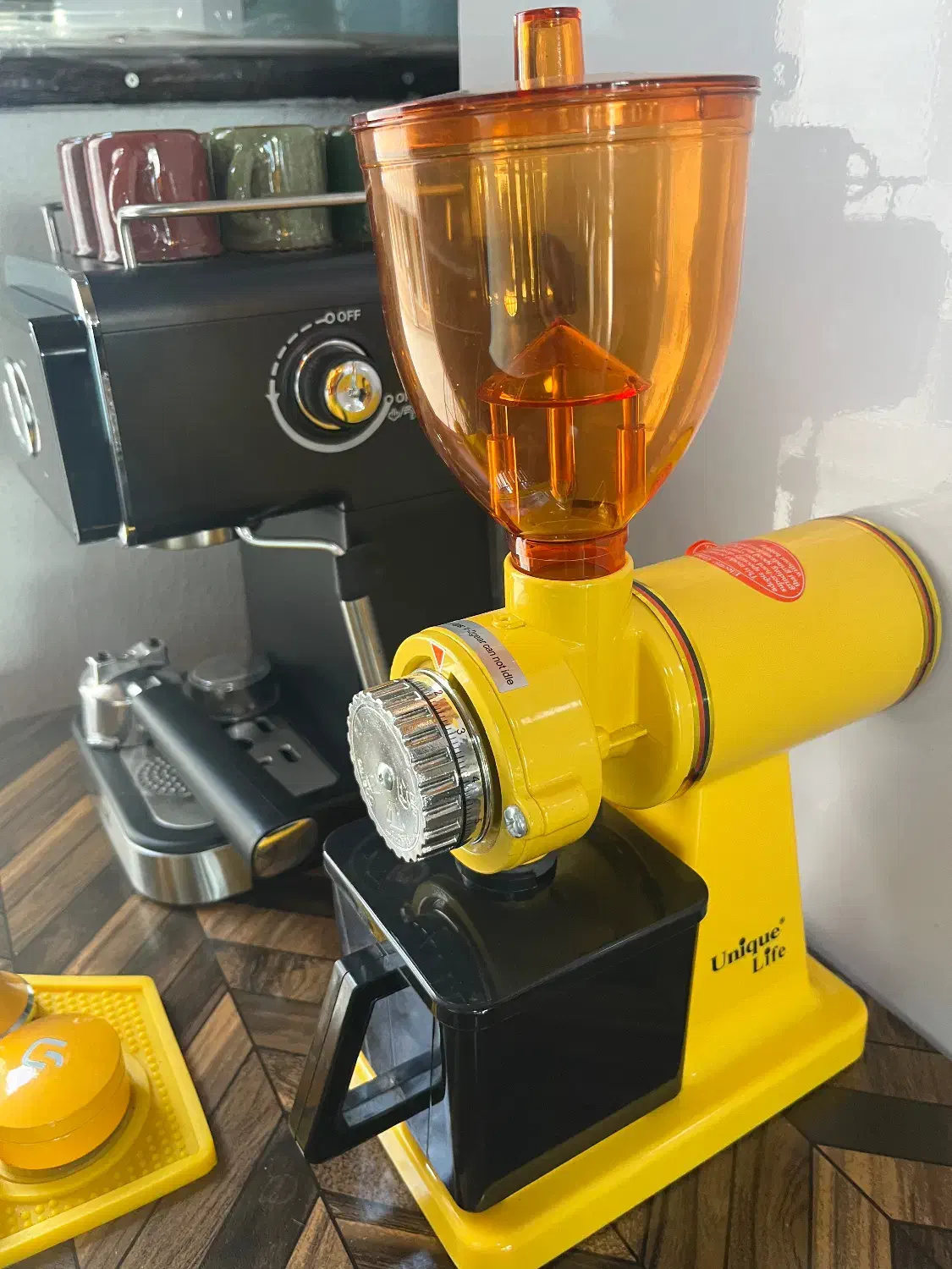 دستگاه اسپرسو خانگی به همراه اسیاب قهوه|سماور، چای‌ساز، قهوه‌ساز|اسالم, |دیوار