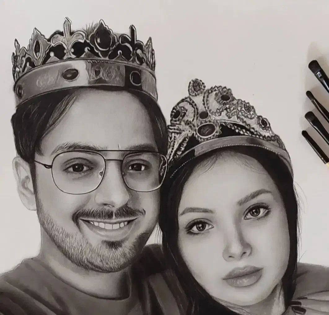 طراحی چهره|تابلو، نقاشی، عکس|قزوین, |دیوار