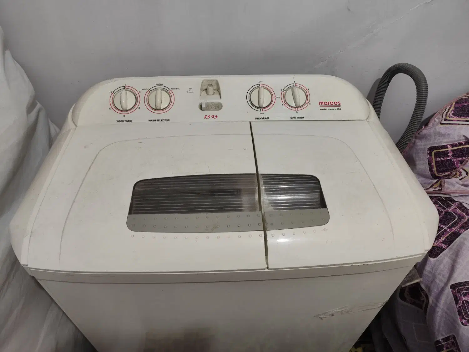 لباسشویی دوقلو 8/5کیلویی|ماشین لباسشویی و خشک‌کن لباس|مشهد, آزادشهر|دیوار