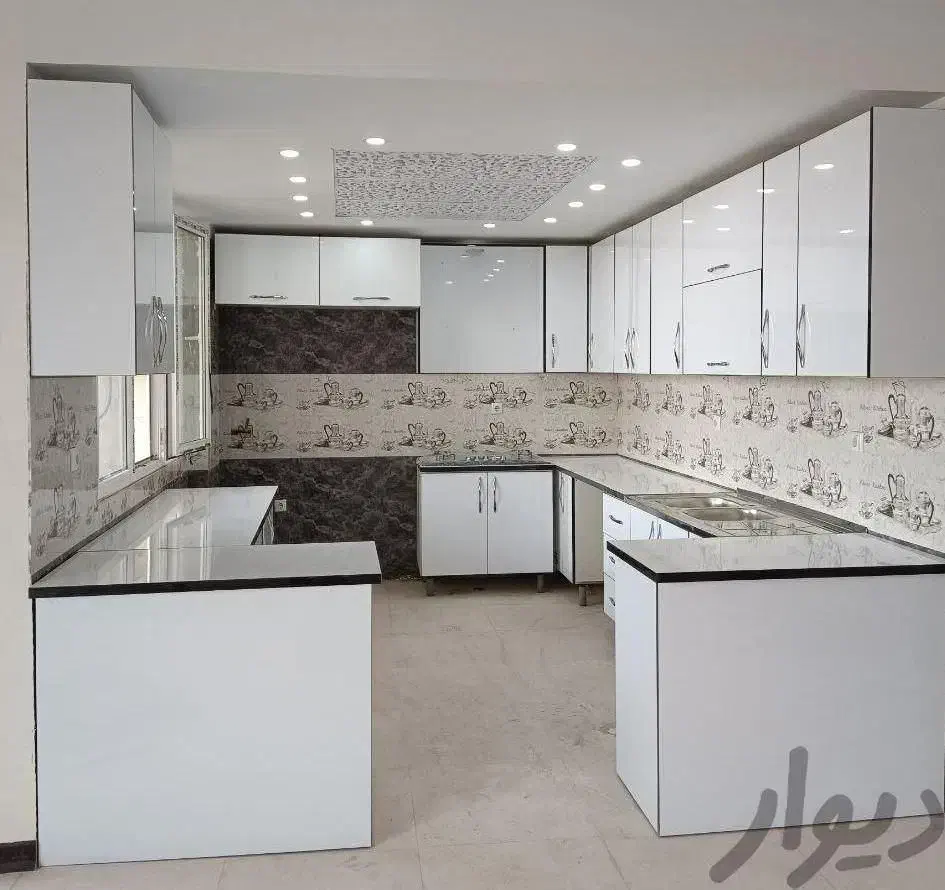 کابینت تمام چوب MDF و هایگلاس//صفحه ضدآبPV744|مصالح و تجهیزات ساختمان|قم, چهار مردان|دیوار