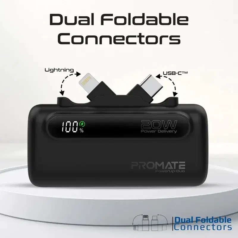 پاوربانک کوچک پرومیت مدل POWERUP-DUOظرفیت سه خروجی|لوازم جانبی موبایل و تبلت|ارومیه, |دیوار