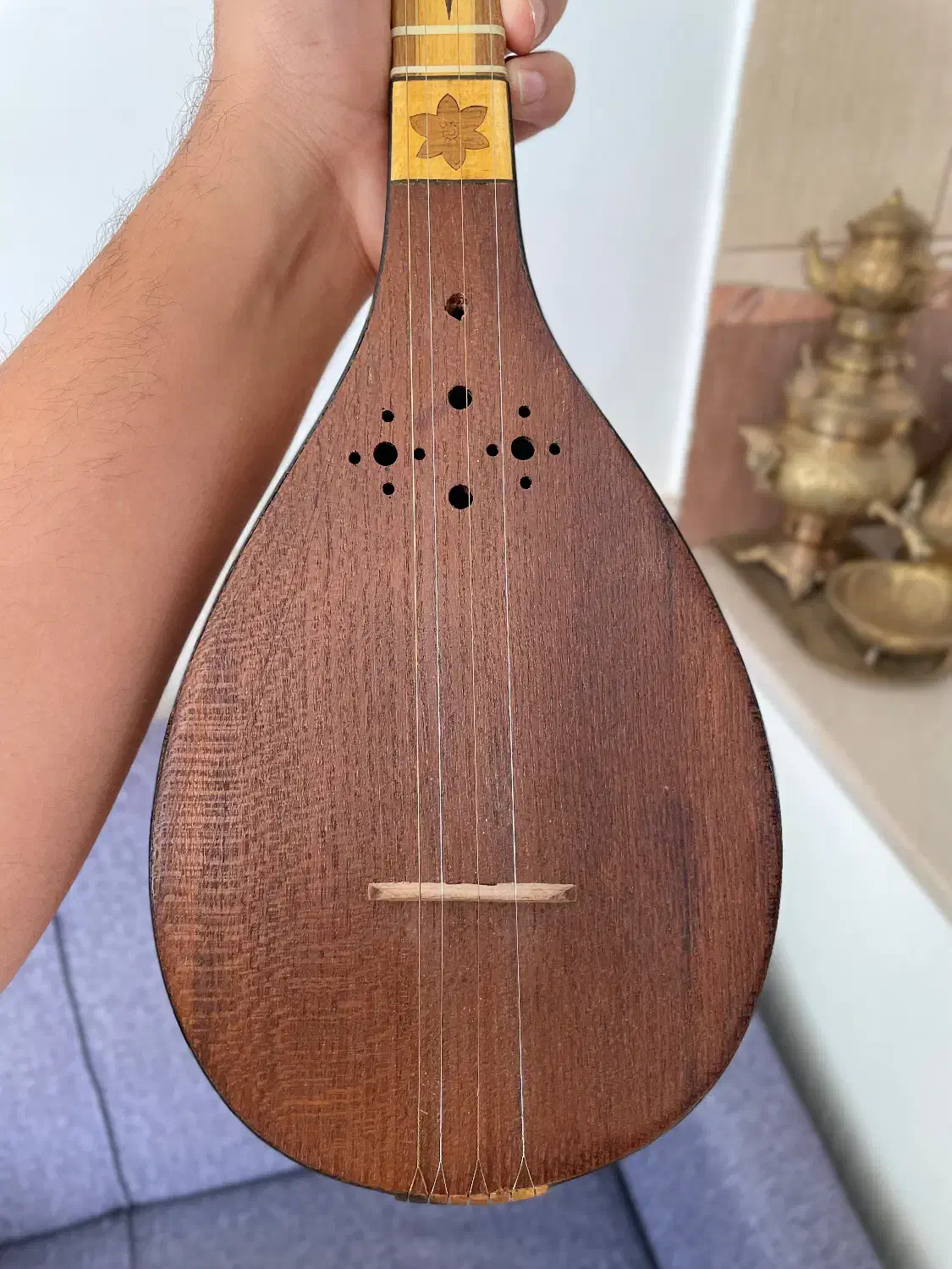 سه تار مهر بختیاری|سازهای سنتی|رفسنجان, |دیوار