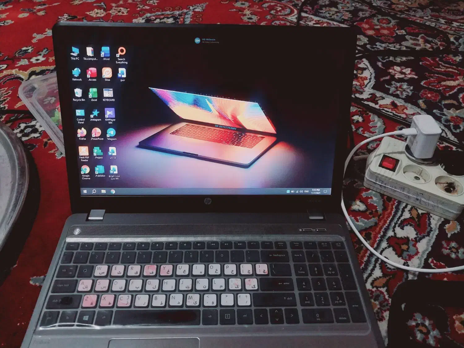 لب تاب hp بسیار تمیز و خانگی قیمت مناسب|رایانه همراه|بردسکن, |دیوار