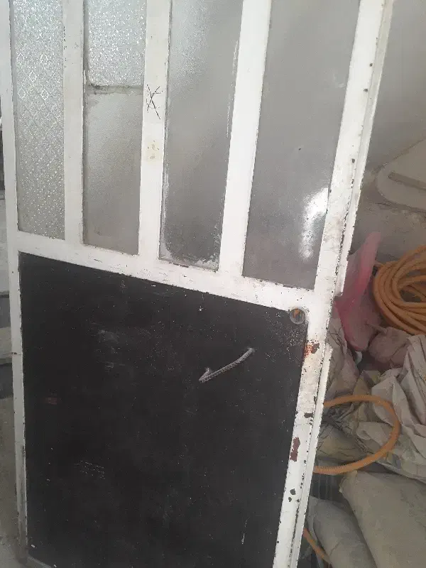 درب آهنی با چهار چوب|مصالح و تجهیزات ساختمان|اراک, |دیوار