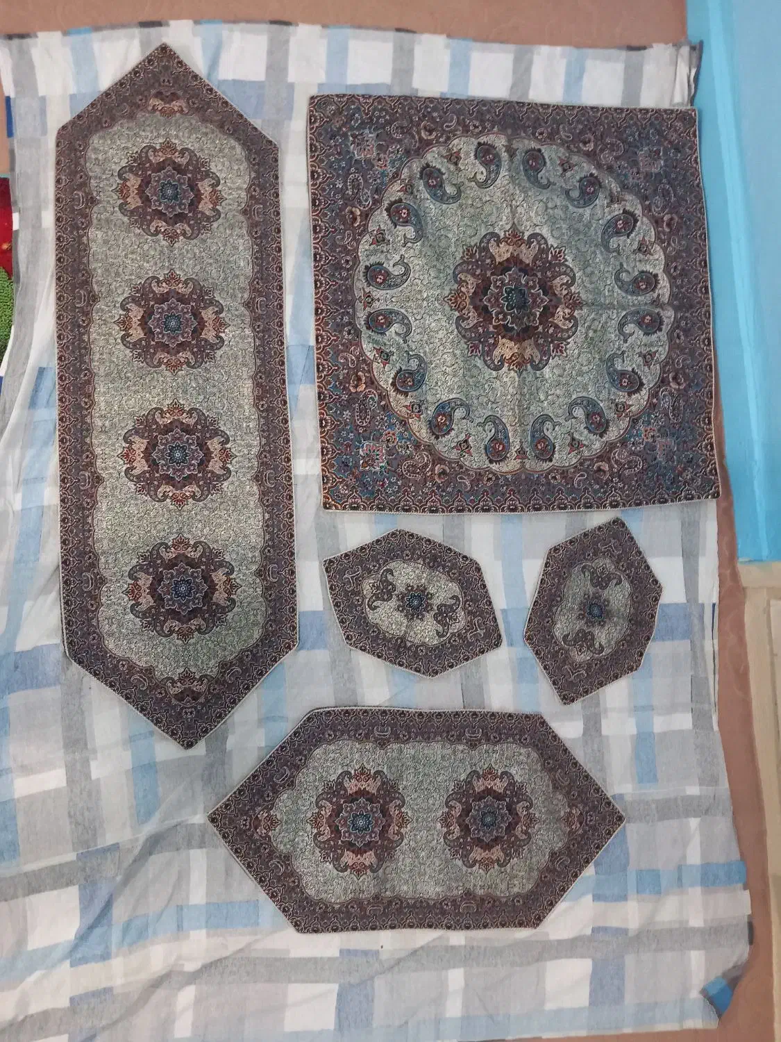 سرویس ترمه|صنایع دستی و سایر لوازم تزئینی|کنارک, |دیوار