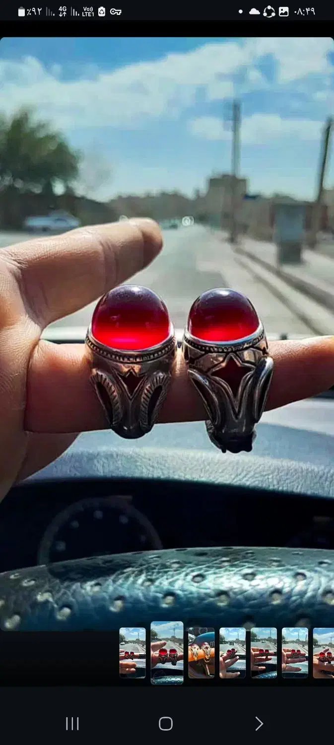 دو عدد انگشتر حاج ممی سعادت کهنه کلوخ سمبه دار|جواهرات|تهران, آرژانتین|دیوار