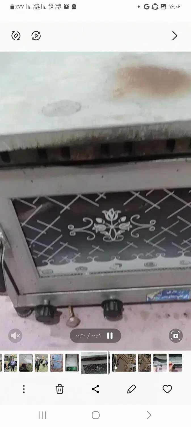 تنور گازی و سینی آینه دار|اجاق گاز و لوازم برقی پختوپز|بندر ماهشهر, |دیوار