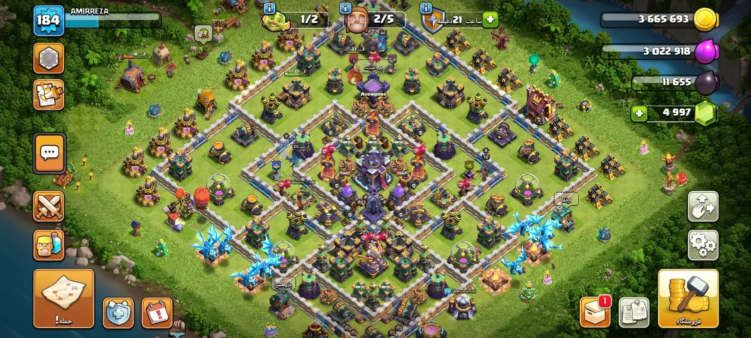 اکانت بازی clash of clans|کنسول، بازی ویدئویی و آنلاین|قزوین, |دیوار