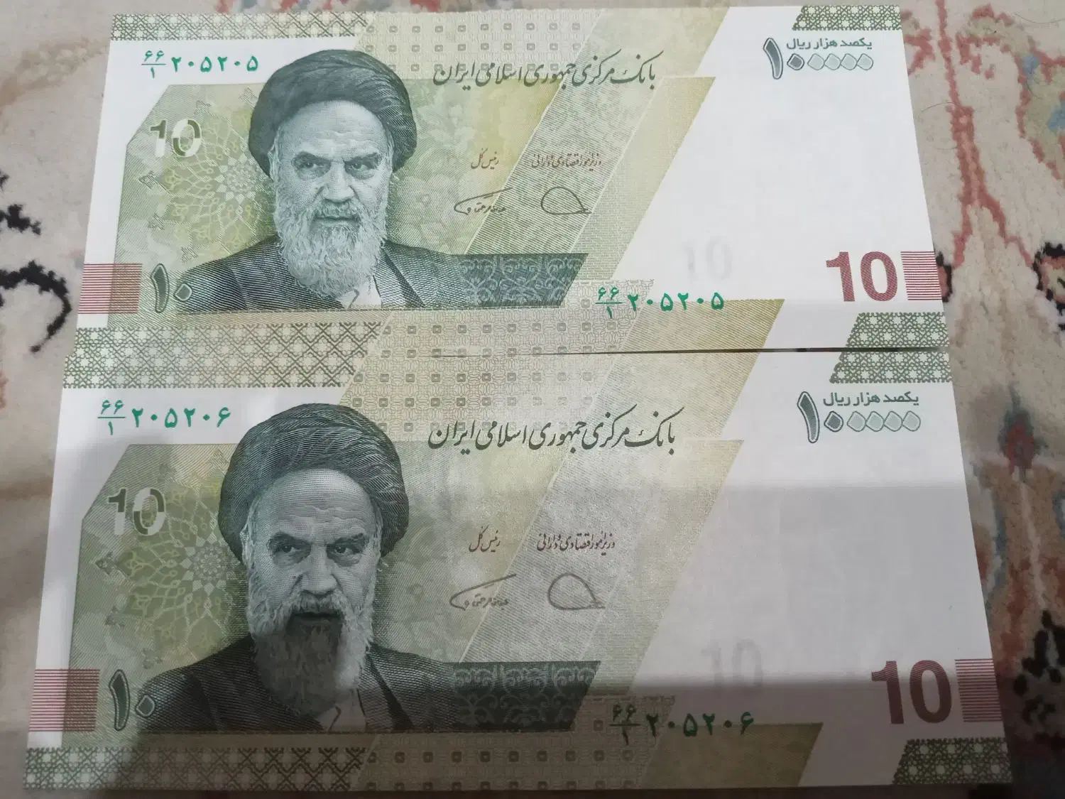 ۳ جفت اسکناس شماره رند،تکرارو قشنگ،ست مخرج باسریال|کلکسیون سکه، تمبر، اسکناس|رشت, علی آباد|دیوار