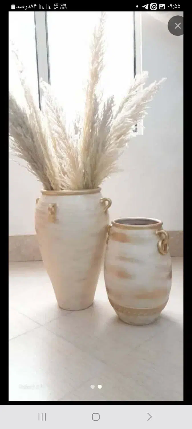 گلدان و کوزه سفالی|صنایع دستی و سایر لوازم تزئینی|قم, شهرک قدس|دیوار