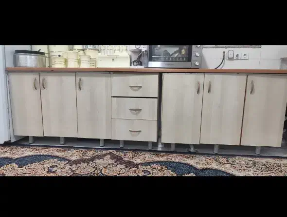 کابینت پایین|آب‌چکان و نظم‌دهنده ظروف|بندر ماهشهر, |دیوار