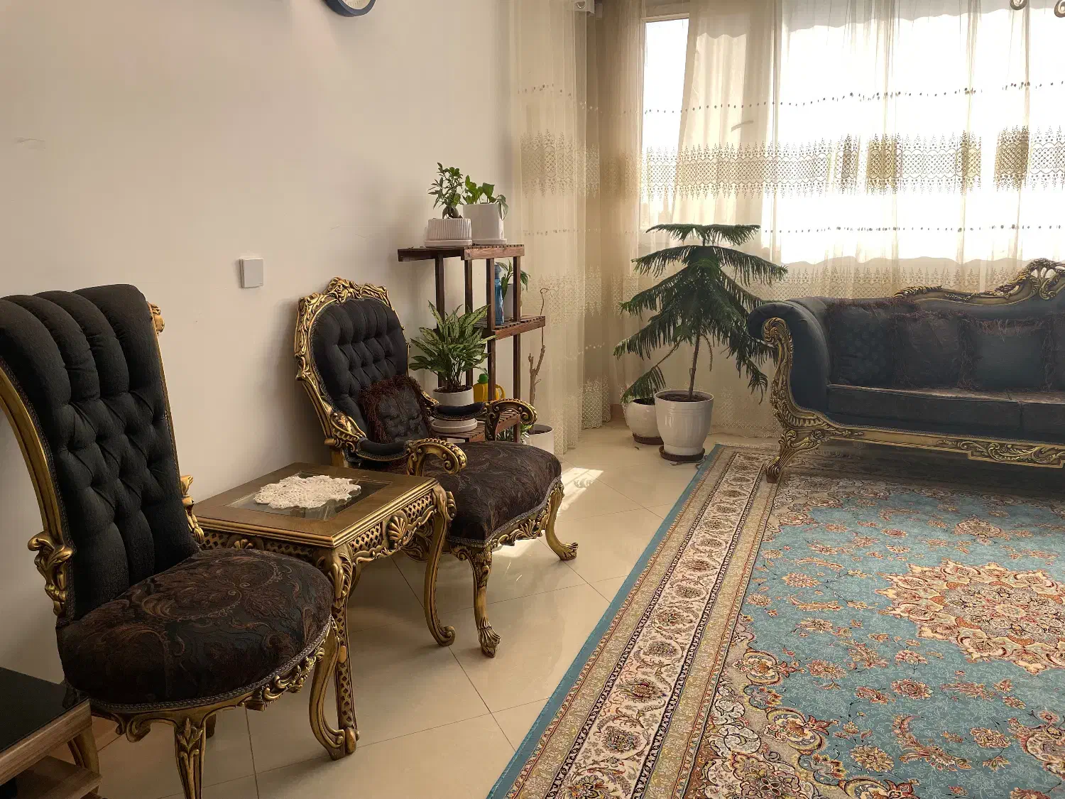 مبلمان سلطنتی ۹ نفره|مبلمان خانگی و میز عسلی|شیراز, ارم|دیوار