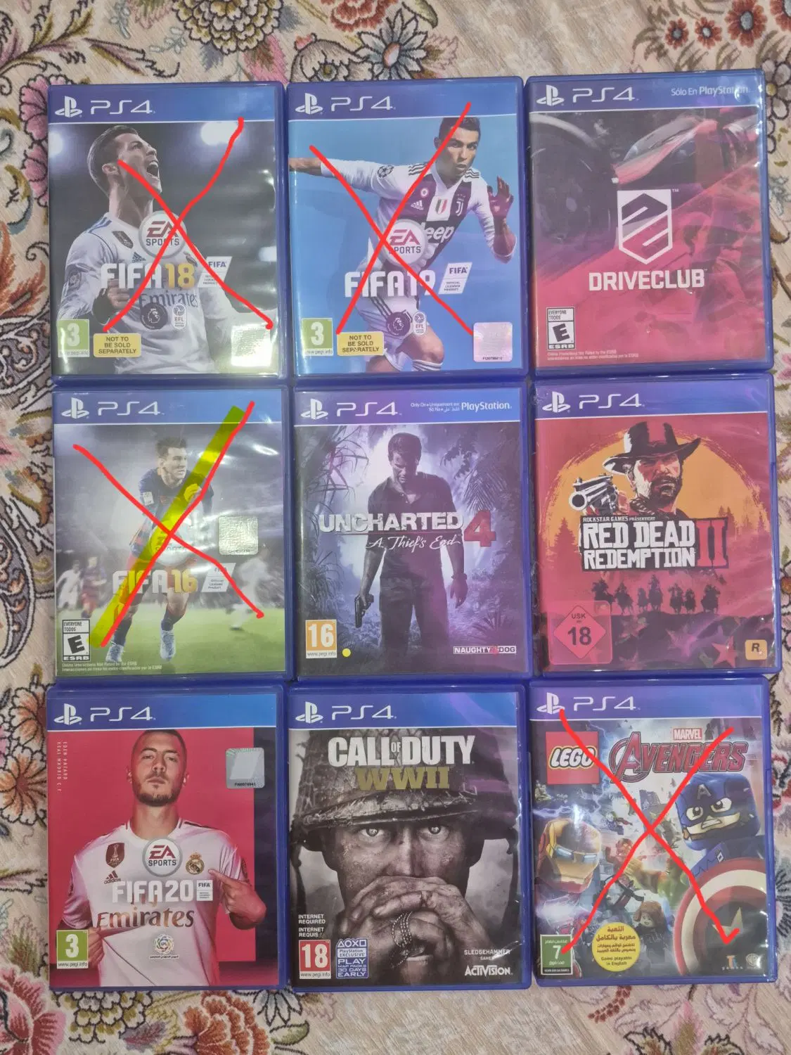 دیسک بازی ps4|کنسول، بازی ویدئویی و آنلاین|تهران, صد دستگاه|دیوار