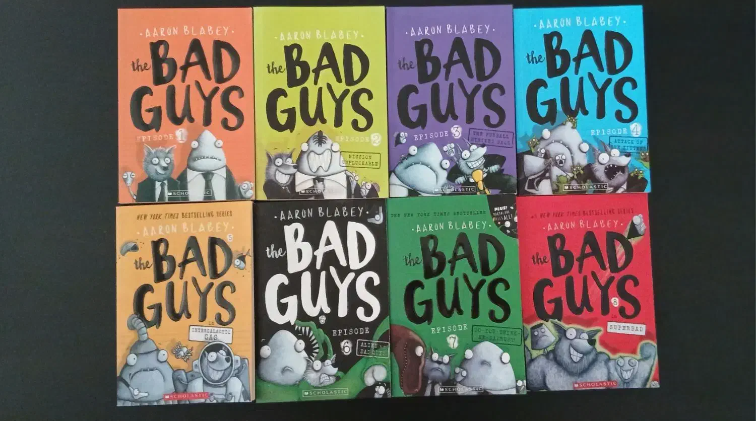مجموعه ۸ جلدی کتاب کودک Bad Guys به زبان انگلیسی|کتاب و مجله آموزشی|تهران, جماران (نیاوران)|دیوار