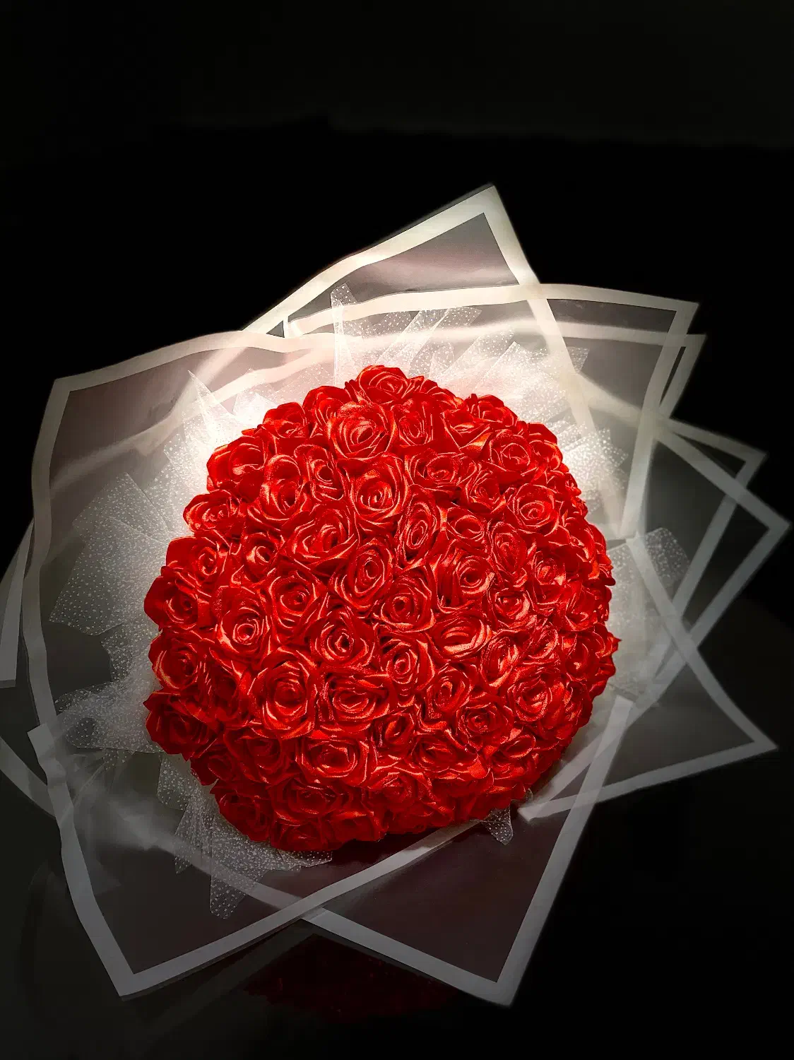 گل ربانی ۵۵شاخه|گل مصنوعی|گرگان, |دیوار