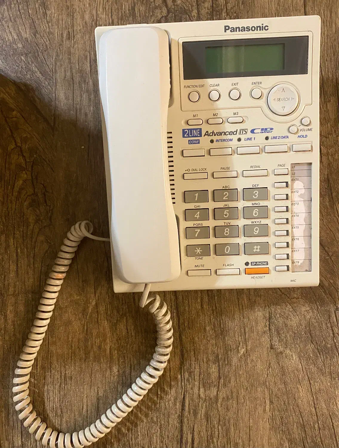 تلفن ۲ خط با سیم پاسونیک مدل kx-ts3282bx|تلفن رومیزی|لاهیجان, کوی آزادگان|دیوار