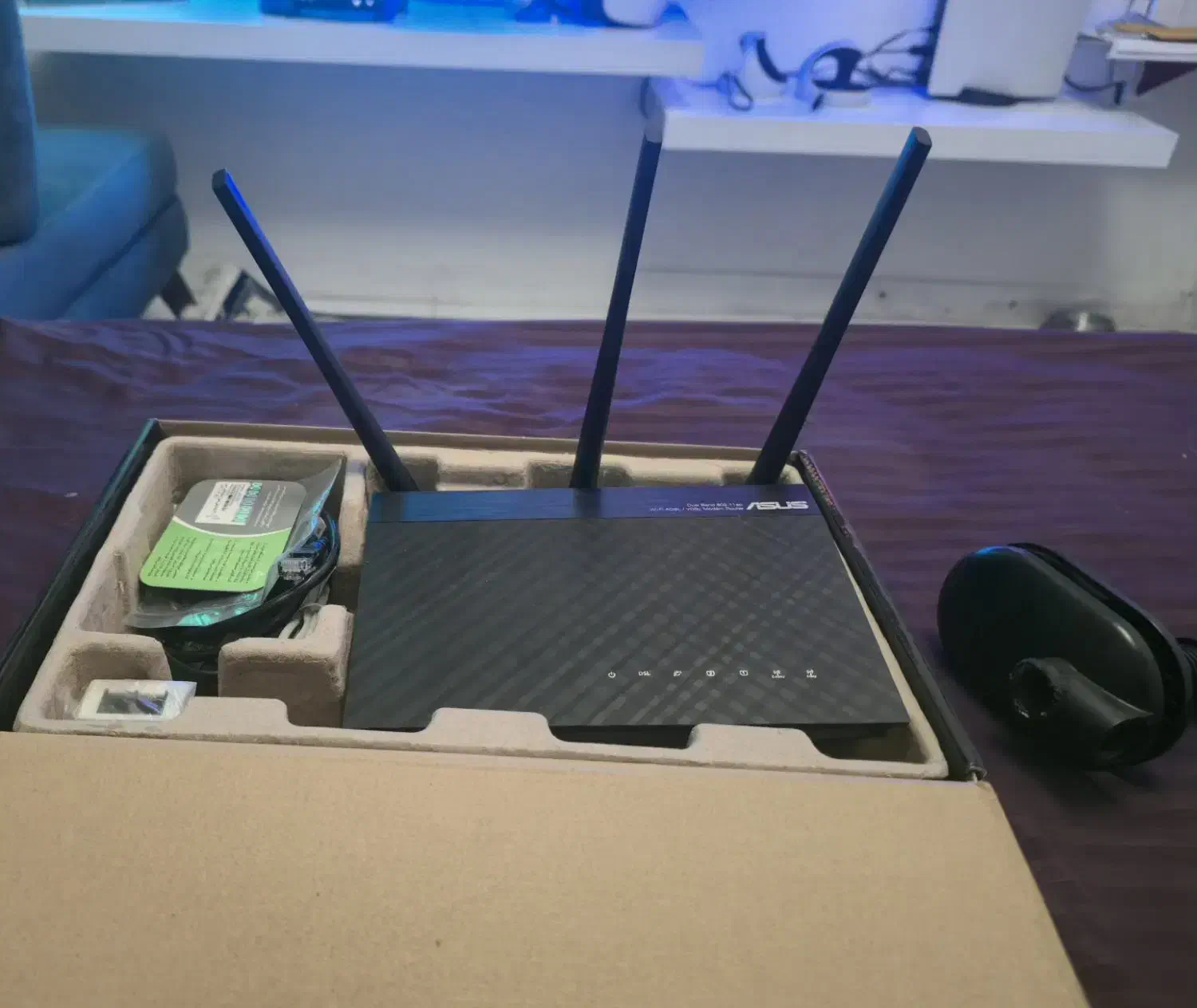 مودم ایسوس adsl vdsl Ac750 dslac51|مودم و تجهیزات شبکه|تهران, ارم|دیوار