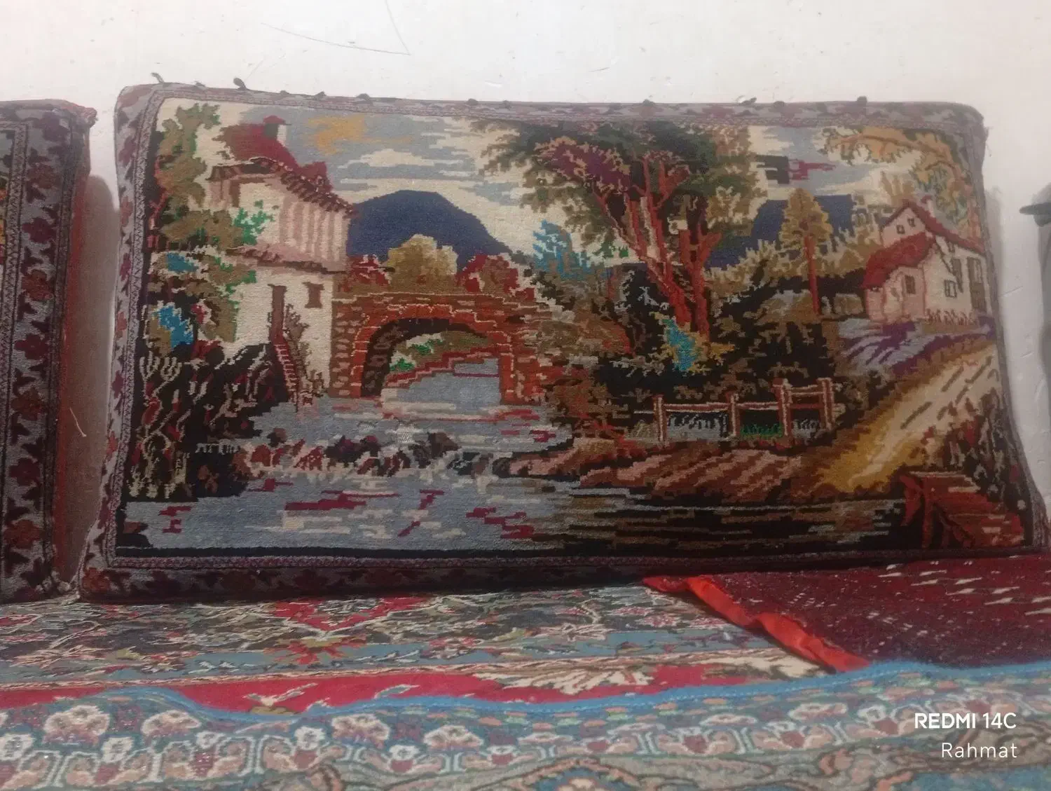 پشنی دست باف|پشتی|تربت جام, اسماعیل آباد|دیوار