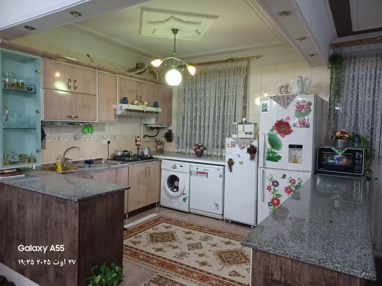 کابینت فلزی در حد نو|آب‌چکان و نظم‌دهنده ظروف|بروجرد, |دیوار