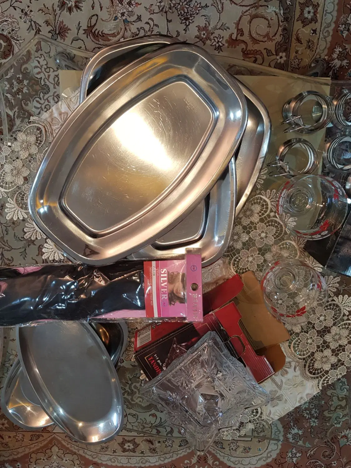 شکلات خوری.دیس استیل.مومصنوعی|ظروف سرو و پذیرایی|تهران, مینای جنوبی|دیوار