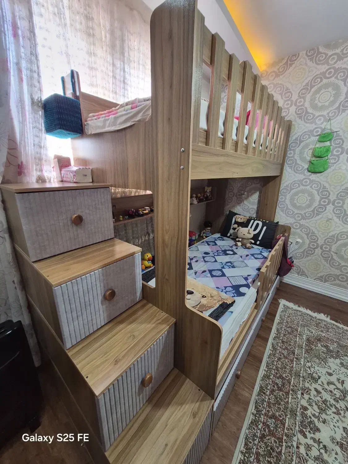 تخت خواب کمجا دوطبقه نوجوان|تخت و سرویس خواب|اصفهان, بهارستان|دیوار