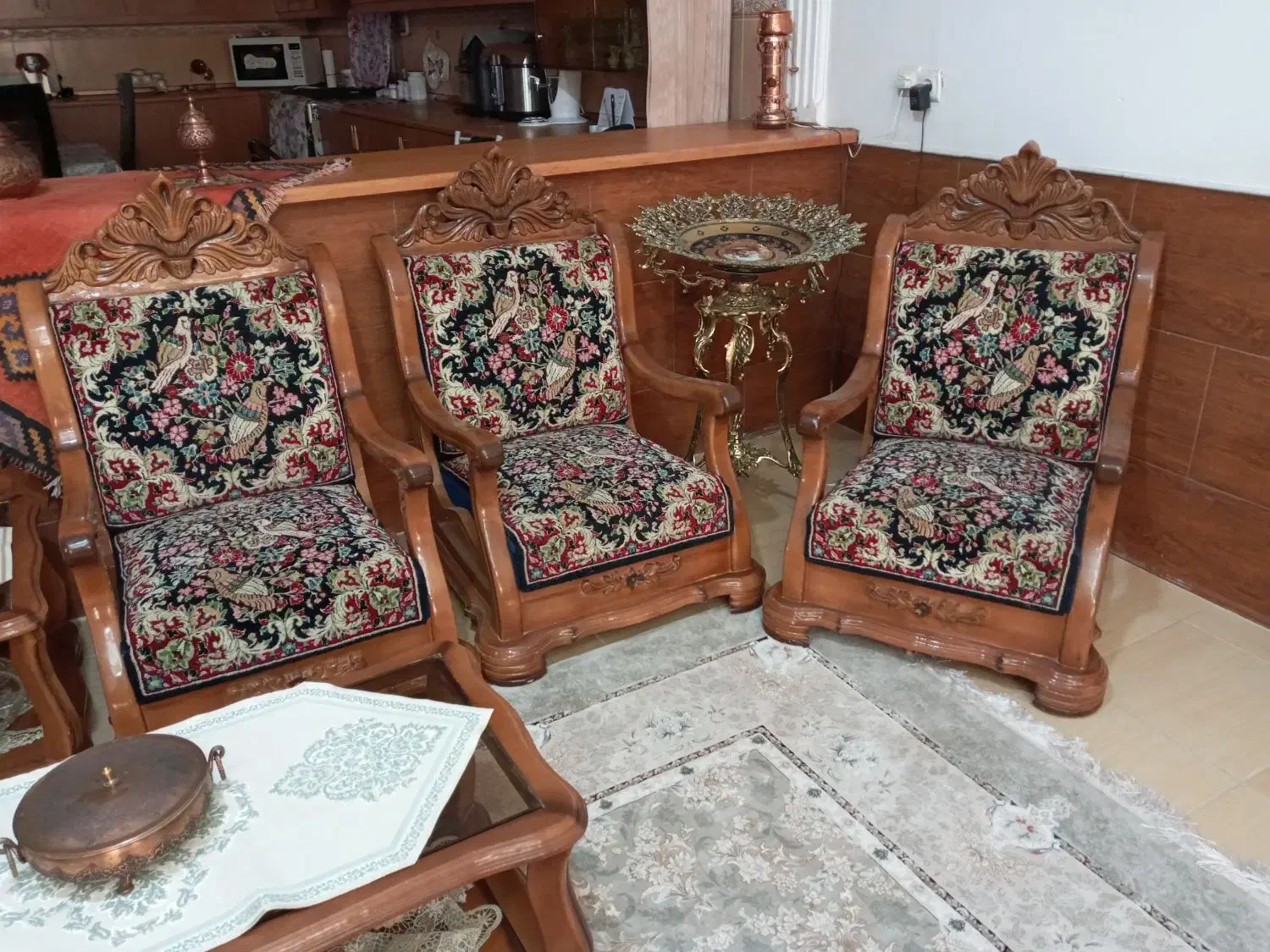 مبل قالی|مبلمان خانگی و میز عسلی|رفسنجان, |دیوار