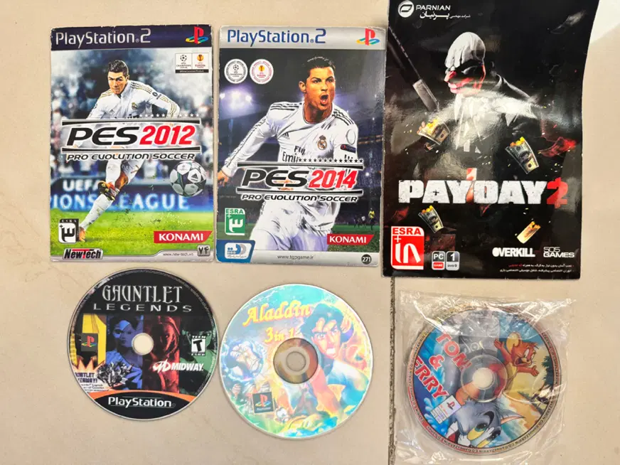 دیسک ps2 و pc و ps1 نو|کنسول، بازی ویدئویی و آنلاین|شیراز, زرهی|دیوار