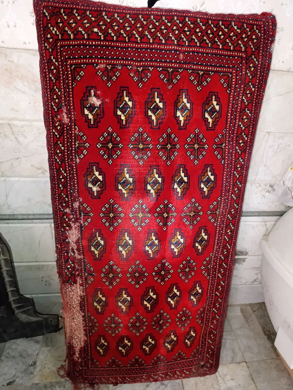 پشتی دست بافت|پشتی|ورامین, ورامین|دیوار