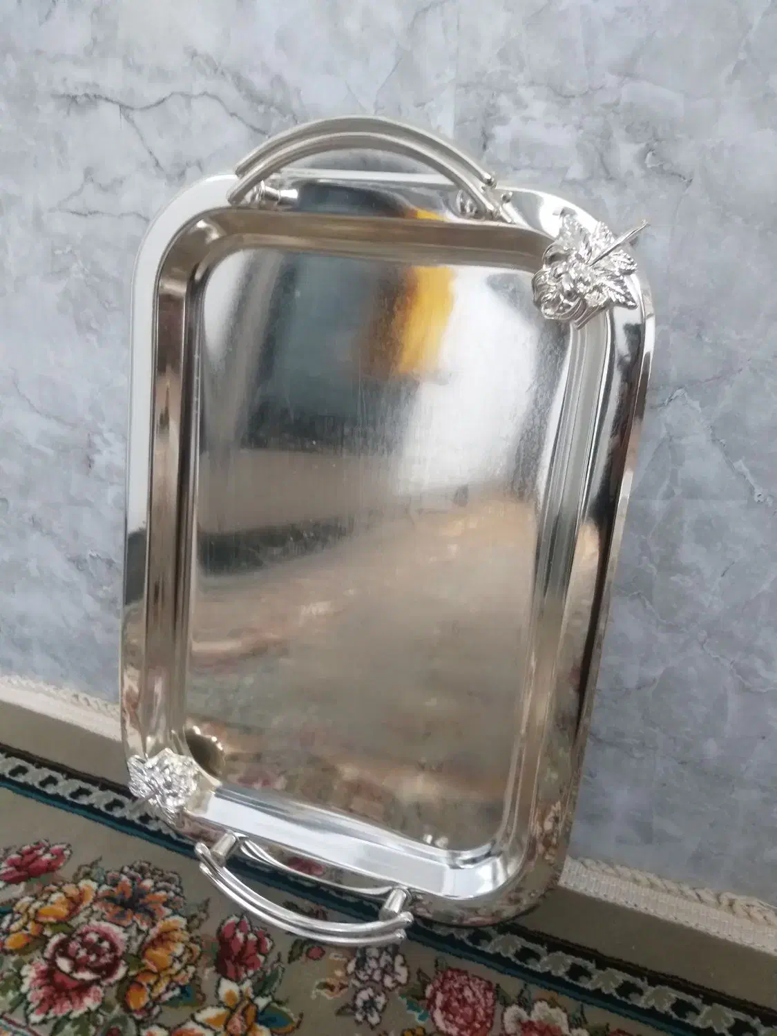 سینی استیل خارجی|ظروف سرو و پذیرایی|شاهین‌شهر, شهرک پردیس|دیوار