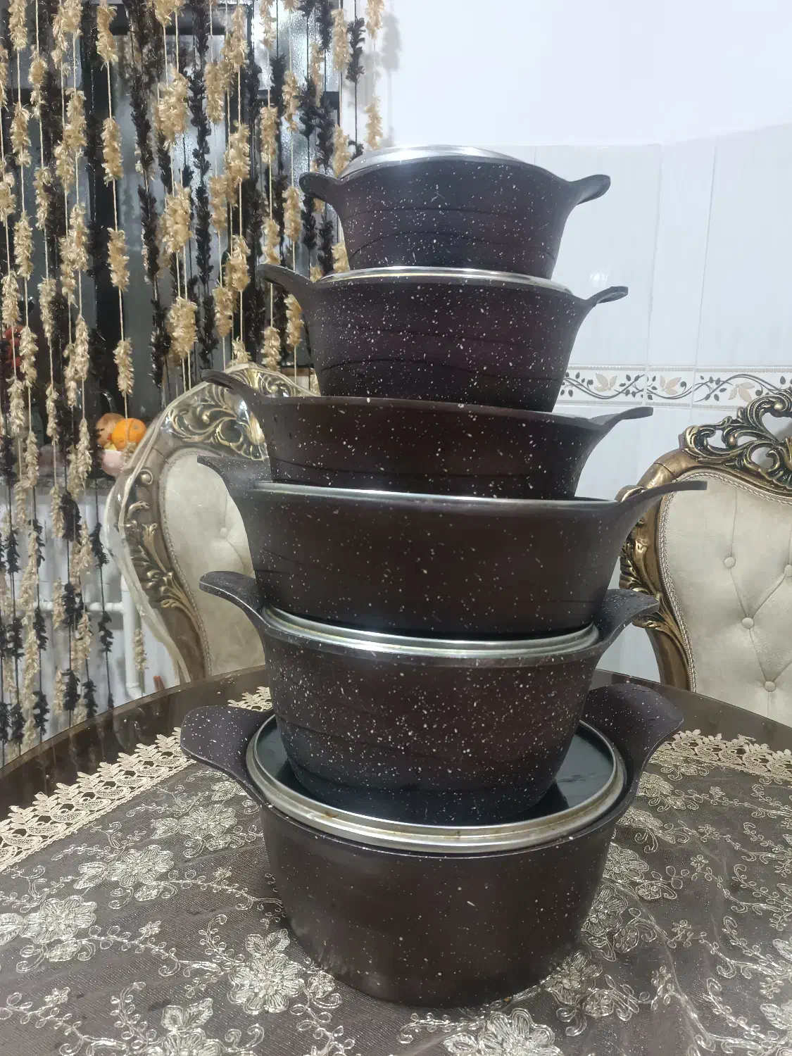 قابلمه سنگی|ظروف پخت‌وپز|نقده, |دیوار