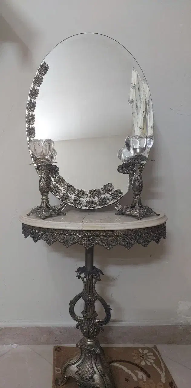 آینه و شمعدان|صنایع دستی و سایر لوازم تزئینی|قرچک, شهرک طلائیه|دیوار