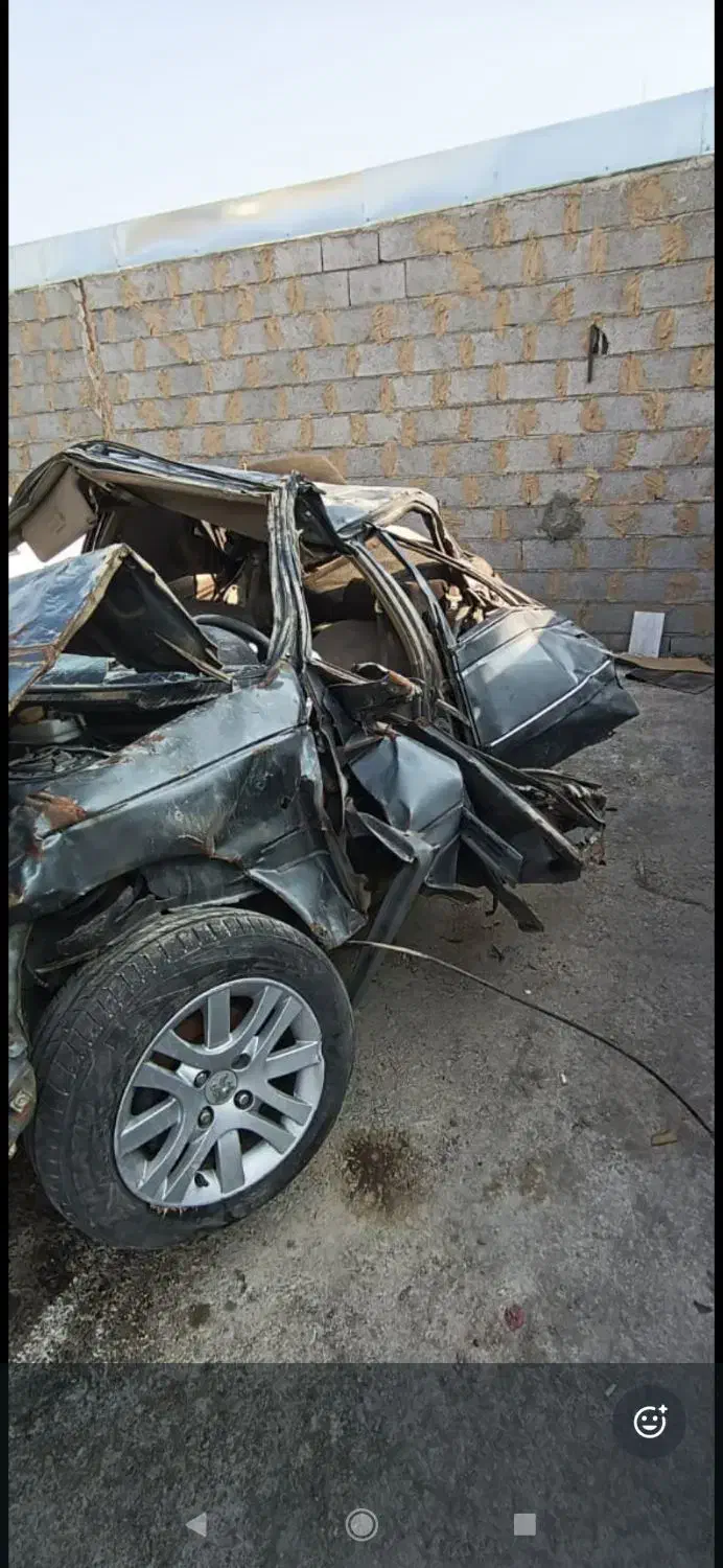 پژو پارس tu5 تصادفی|خودرو سواری و وانت|ری, جوانمرد قصاب|دیوار